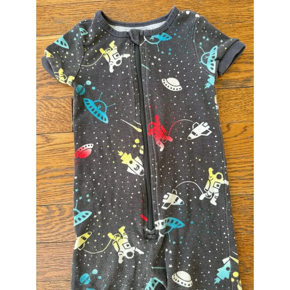 Tea Collection Astronaut Space Pajama Size 12-18 Months